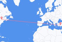 Flyrejser fra Montreal, Canada til Konya, Tyrkiet