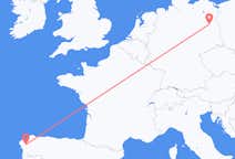 Flyrejser fra Santiago de Compostela til Berlin