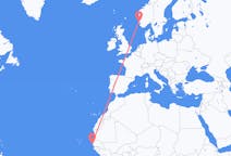 出发地 塞内加尔出发地 達喀爾目的地 挪威海宁格松的航班