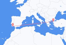 Vluchten van Faro, Napoli naar Çanakkale