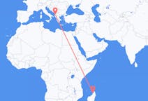 Flyreiser fra Nosy Be, Madagaskar til Tirana, Albania