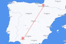 Loty z Pampeluna, Hiszpania do Sewilli, Hiszpania