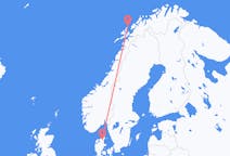 Flights from Andenes, Norway to Aalborg, Denmark