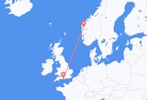 Flights from Førde, Norway to Bournemouth, the United Kingdom