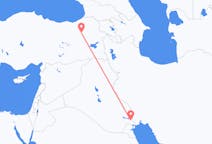 Flights from Basra, Iraq to Erzurum, Turkey