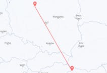 Flyg från Bydgoszcz, Polen till Satu Mare, Rumänien