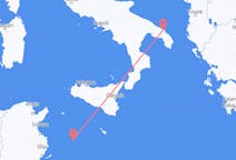 Flights from Lampedusa, Italy to Brindisi, Italy