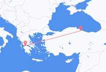Vols depuis la ville de Samsun vers la ville de Patras