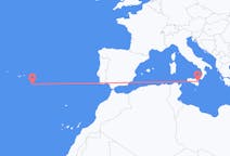 Flights from Santa Maria Island, Portugal to Catania, Italy