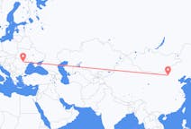 Flyg från Hohhot, Kina till Bacău, Rumänien