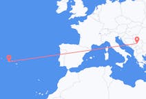 Flights from Kraljevo, Serbia to Pico Island, Portugal