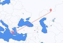 Flyrejser fra Aktobe, Kasakhstan til Kythera, Grækenland