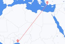 Flights from Lagos, Nigeria to Dalaman, Turkey