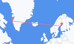 Flyreiser fra Sisimiut, Grønland til Karleby, Finland