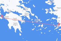 Vluchten van Bodrum, Turkije naar Zakynthos-eiland, Griekenland