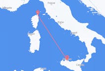 Flug frá Bastia, Frakklandi til Palermo, Ítalíu