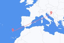 Flyg från Porto Santo, Portugal till Banja Luka, Bosnien och Hercegovina