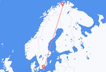 Flights from Lakselv, Norway to Bornholm, Denmark