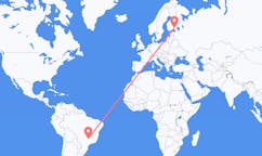 Рейсы из Уберабы, Бразилия в Лаппеенранту, Финляндия