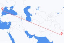 Flyreiser fra Kanpur, India til Constanta, Romania