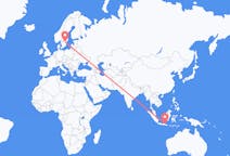 Flyreiser fra Surabaya, Indonesia til Linköping, Sverige