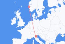 Flights from Haugesund, Norway to Florence, Italy