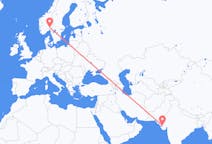 印度出发地 坎德拉飞往印度目的地 奥斯陆的航班
