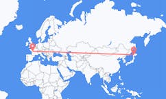 Voli da Sapporo, Giappone a Poitiers, Francia