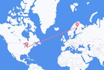 Flyrejser fra Windsor, Canada til Rovaniemi, Finland