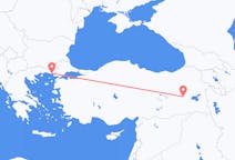 Flyreiser fra Mus, Tyrkia til Alexandroupolis, Hellas