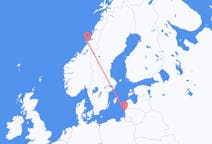 ตั๋วเครื่องบินจากเมืองPalangaไปยังเมืองRørvik