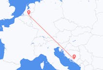 来自波斯尼亚和黑塞哥维那出发地 莫斯塔爾目的地 荷兰埃因霍温的航班