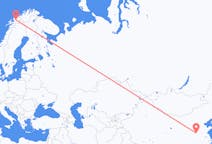Flyreiser fra Zhengzhou, Kina til Bardufoss, Norge