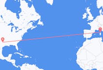 Flyrejser fra Dallas, USA til Figari, Frankrig