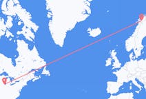 Flyreiser fra Chicago, til Narvik