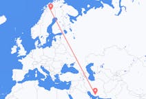 Flights from Lar, Iran to Kiruna, Sweden