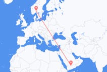 Рейсы из Шаруры, Саудовская Аравия в Осло, Норвегия