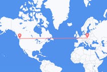 加拿大出发地 溫哥華飞往加拿大目的地 俄斯特拉发的航班