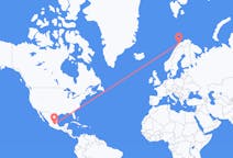 Flyrejser fra Querétaro, Mexico til Tromsø, Norge