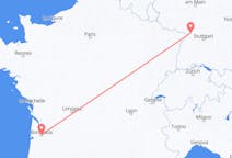 Flights from Karlsruhe, Germany to Bordeaux, France