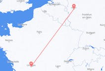 Flyreiser fra Köln, Tyskland til Limoges, Frankrike