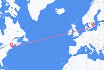 Flights from Boston, the United States to Kalmar, Sweden