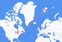 Flyreiser fra Toronto, Canada til Svalbard, Svalbard og Jan Mayen