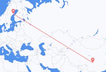 Flights from Chengdu to Umeå