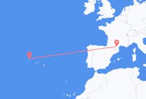 Flights from Corvo Island, Portugal to Carcassonne, France
