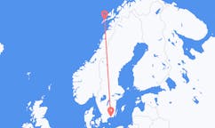 Fly fra Leknes til Ronneby
