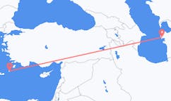 เที่ยวบิน จาก Türkmenbaşy, เติร์กเมนิสถาน ไปยัง Karpathos, กรีซ