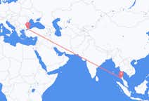 Flyg från Krabi, Thailand till Istanbul, Turkiet