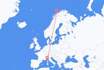 Flyrejser fra Calvi til Tromsö