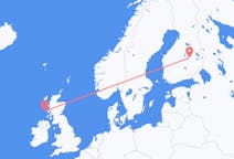 Flights from Kuopio, Finland to Tiree, the United Kingdom